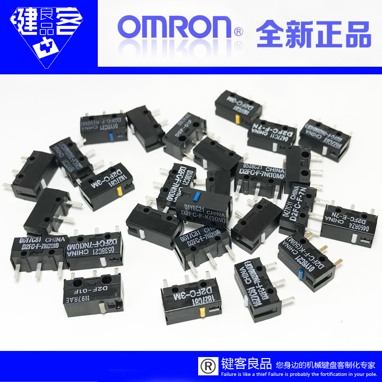 RAZER Mouse Micro Switch OMRON White dot D2FC-F-7N Yellow dot 20M repair 10M Blue dot 50M Accessories