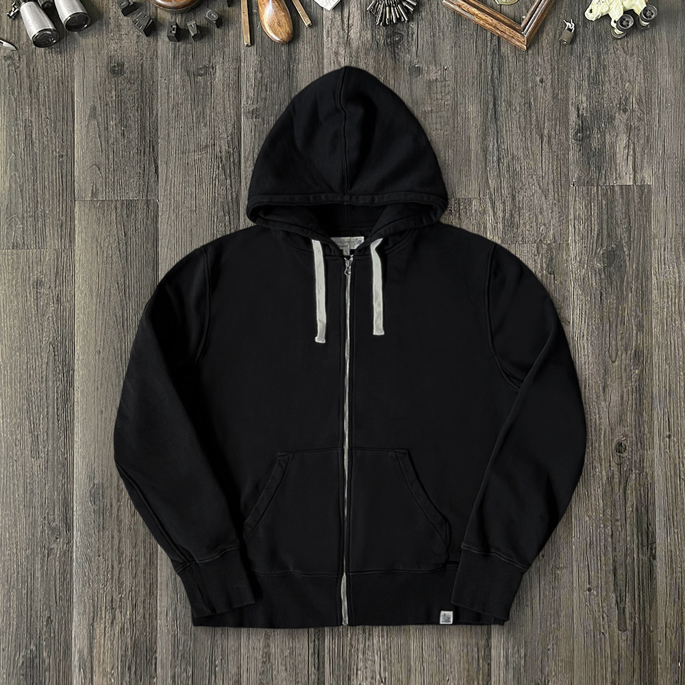 Authorized spot German Merz b Schwanen little swan black heavy hooded sweatshirt jacket retro