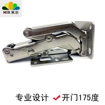 Free opening 175 degrees 180 degrees Large angle cover thick side plate 25mm to 45mm Wardrobe door hinge hinge