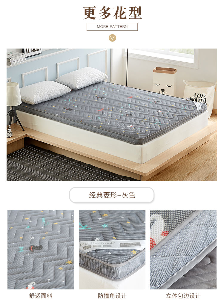 Tatami dày gấp gấp nệm 0.9 1m 1.2 1.35x1.9 mét đôi 1.5 1.8 * 2 mét giường 褥