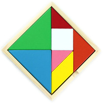 Large three-dimensional Tangram childrens puzzle puzzle puzzle spelling toy kindergarten Primary School students SMART Board early teaching aids