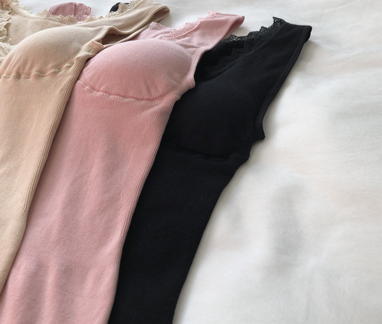 Tự giữ lại phản hồi Miễn phí mặc áo ngực nâng cấp thoải mái dày terry vest ngực pad ấm bụng cơ thể định hình đồ lót đáy áo cotton nam trung niên