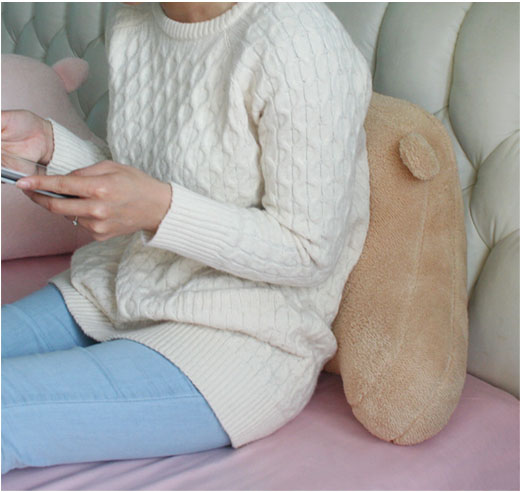 Eo thắt lưng đệm hỗ trợ ghế phòng làm việc văn phòng đệm eo thắt lưng trở lại pad dễ thương nữ xe gối mềm thắt lưng gối - Trở lại đệm / Bolsters gối dựa
