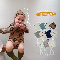 Yuner Mother Baby Baby Baby foreign air custom tire cap baby cute spring and autumn hat newborn baby tether hat