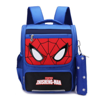 Spider-Man Children School Bag Men 1-3 Grade Elementary School Kids 3-6 Year Old Kindergarten Minus Minus Care Spine Han Version Double Shoulder Backpack