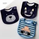 Baby bib bib phim hoạt hình bé nước bọt khăn bông mùa xuân và mùa thu bông không thấm nước sơ sinh - Cup / Table ware / mài / Phụ kiện