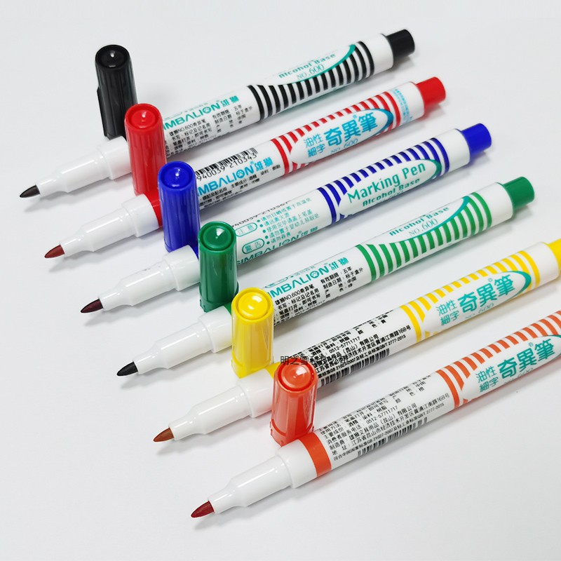 Taiwan Xiongshi strange pen 600 small characters quick-drying waterproof marker pen oily pen environmental protection provides SGS report