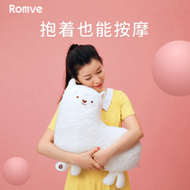 Romve Cervical spine massager Back waist Multi-function electric shoulder neck neck massager Pillow Neck artifact