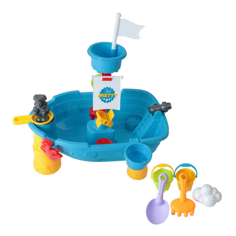 Beach toys Summer children outdoor large playing sand and water beach table beach tools set