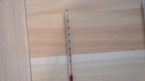 Red water glass rod thermometer 0-60 degrees 11cm red water thermometer agro-industrial aquaculture thermometer