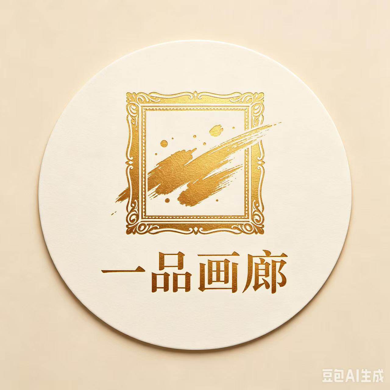 一品画廊字画的LOGO