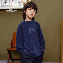 Z A I X O N G J A QUALITY GOOD SPLICING SLEEVE LONG SLEEVE T-SHIRT BOY BLOUSE CHILD CLOTHING EASY MEDIUM AND SMALL BOY SPRING FALL