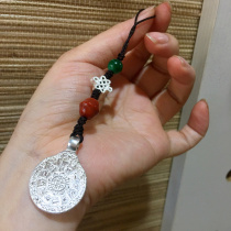 Baoxingyuan sterling silver Jiugong Bagua brand pendant car hanging