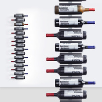 Red wine rack wall hanging simple wine rack creative hanging home wine rack Wall wine bottle rack commercial display rack