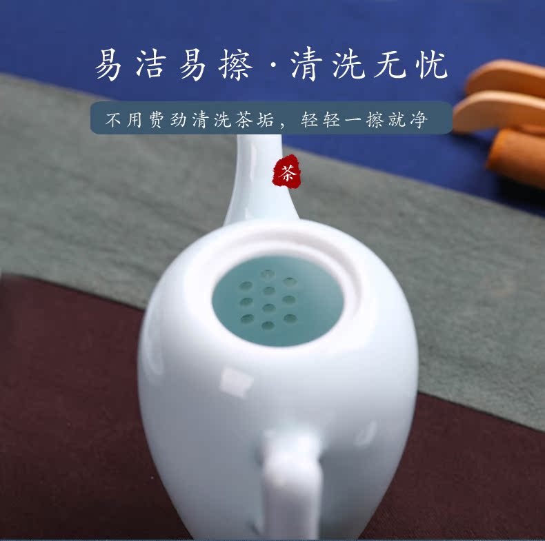 Jingdezhen ceramic fuels the high - grade wine suits for home 8 suit hip flask glass antique Chinese wine