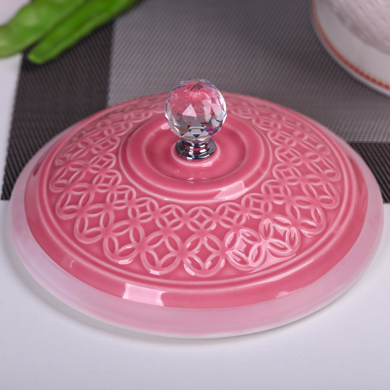 Jingdezhen ceramic barrel ricer box household multi - functional kitchen with cover storage cylinder seal insect - resistant moistureproof and large capacity