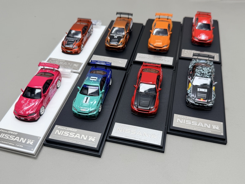 [in Stock] Fs 1:64 Nissan Gtr R34 Z-Tune Alloy Car Model