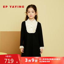 Shopping mall same model] EP Yaying childrens clothing 2021 autumn new girls Palace style Western princess dress dress
