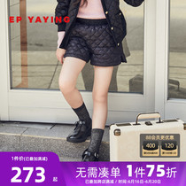 Mall Same-section] EP Yaying Tong-clothing 2020 Autumn Winter girls new rhombus open slit cotton casual shorts 603