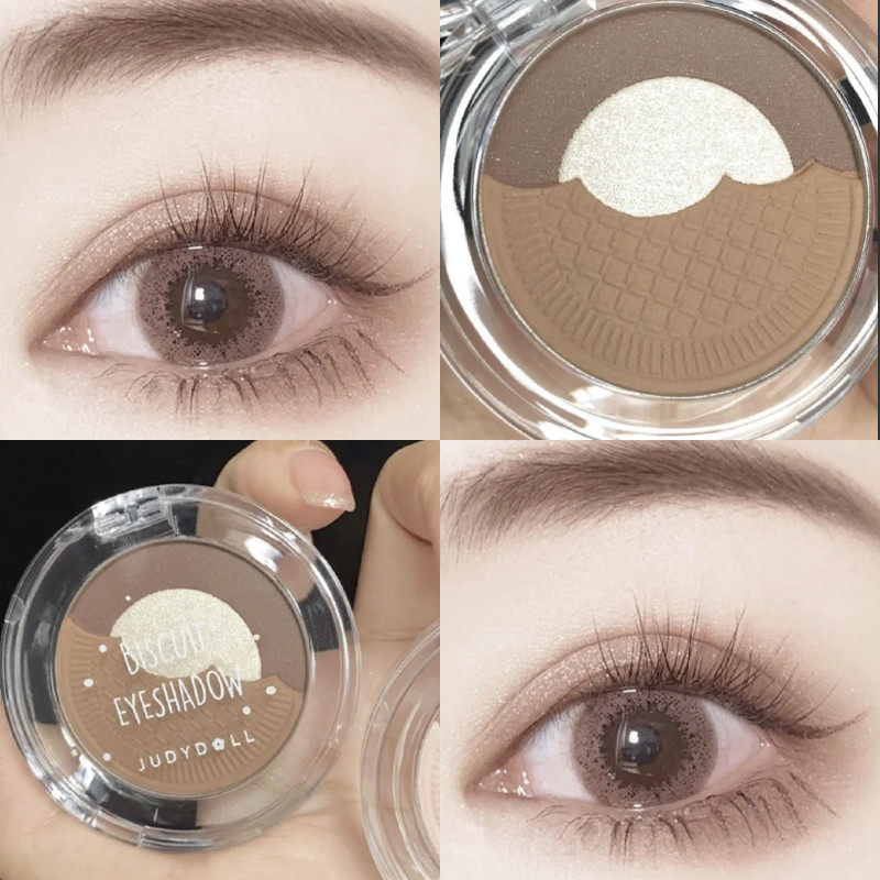 Spot Judydoll Orange Orange Baking Biscuits Collared Eye Shadow Pearls Natural Deep beginners not fainting