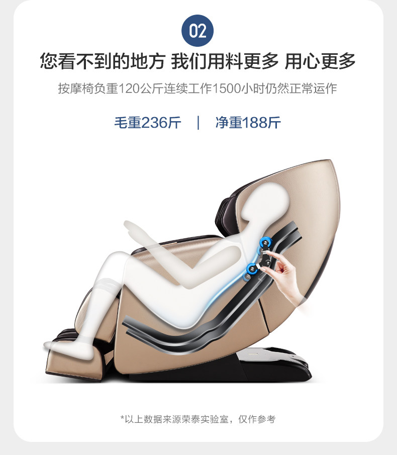 荣泰 RT5860 零重力太空舱按摩仪 图3