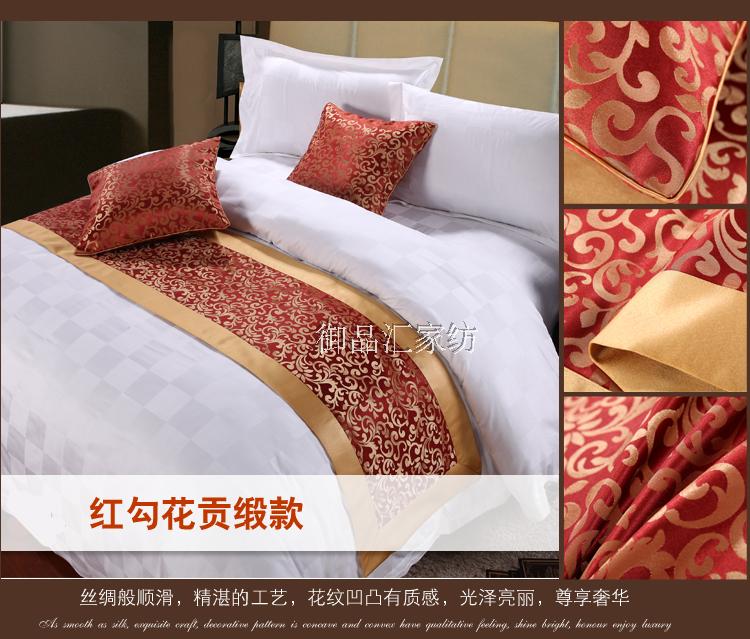 Khách sạn giường ngủ khách sạn bán buôn khách sạn giường khăn giường cờ đuôi giường pad bảng cờ bán buôn ga trải giường đơn