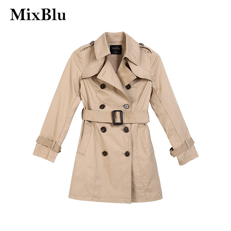Trench pour femme MIXBLU en Coton en Coton - Ref 3226638 Image 3