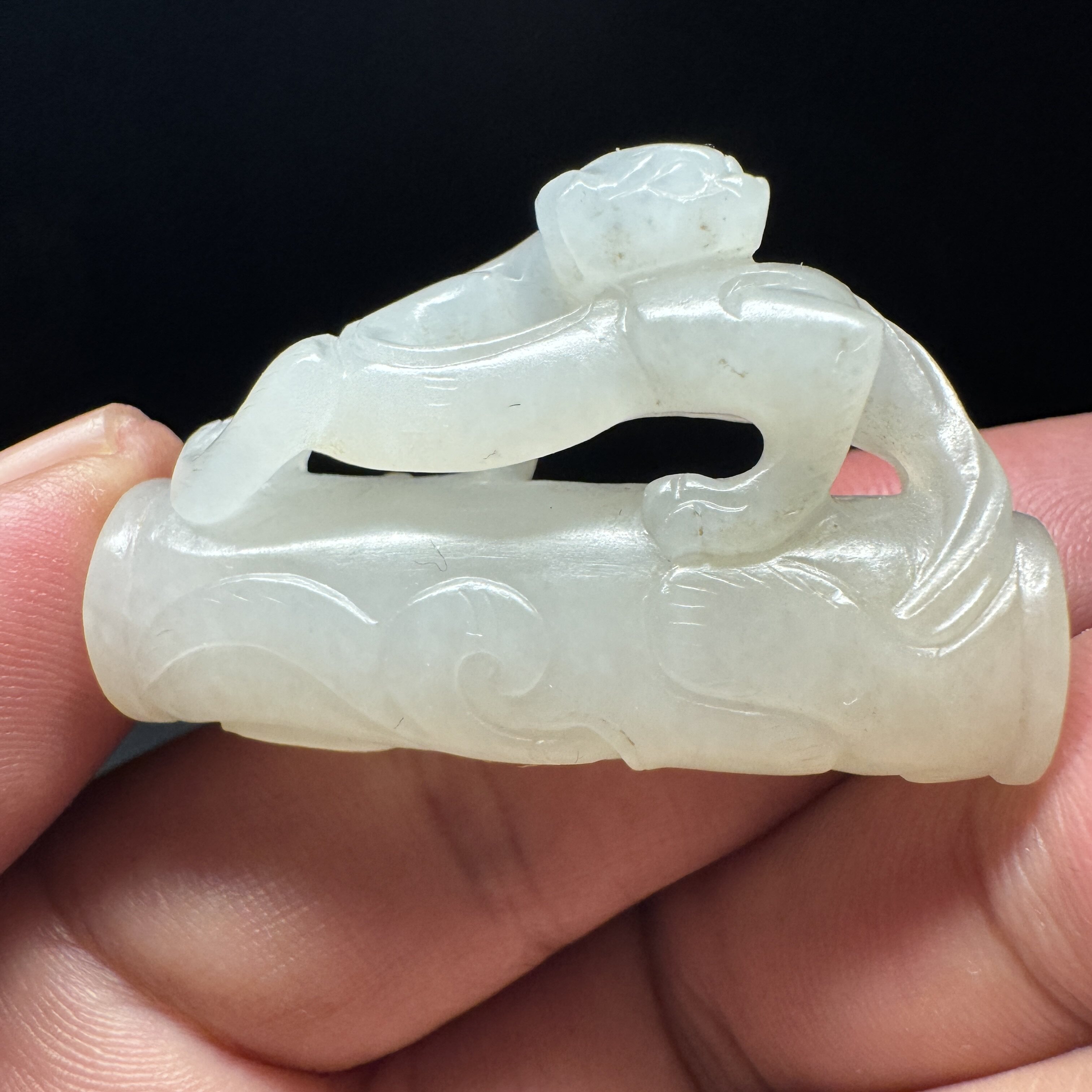 古玉老玉和田玉包老清代老和田白玉童子邪玉佩玉坠古珠清代玉器-淘宝