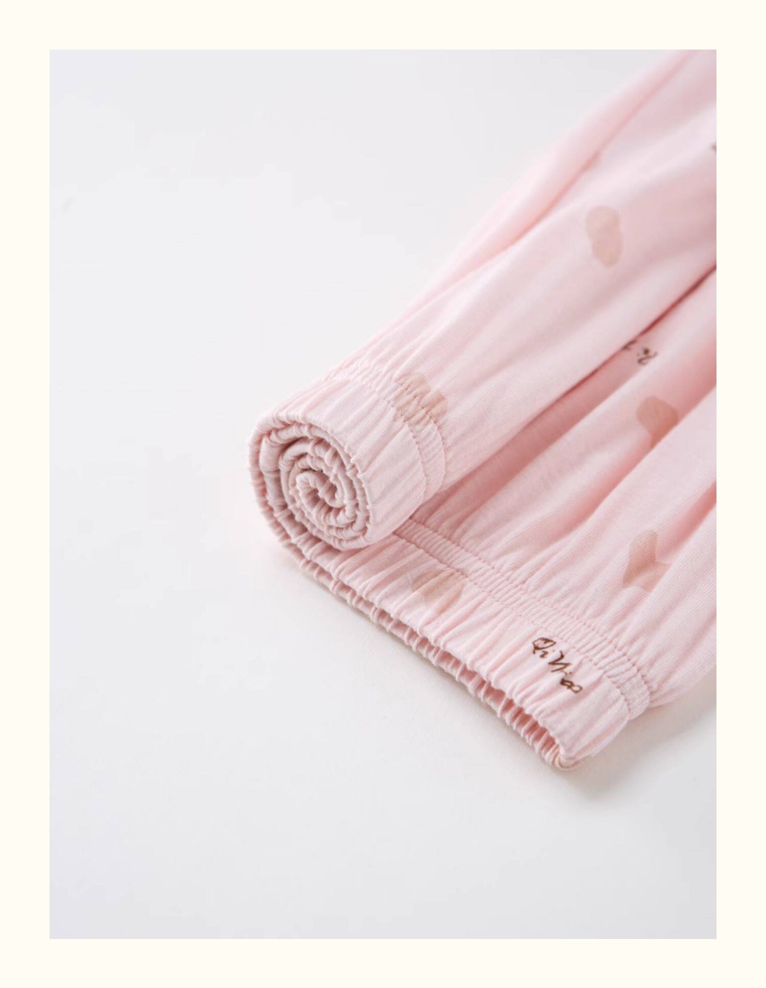 软糯透气儿童莫代尔睡衣女童家居服女孩空调服花边睡衣宝宝冰丝薄 — 16