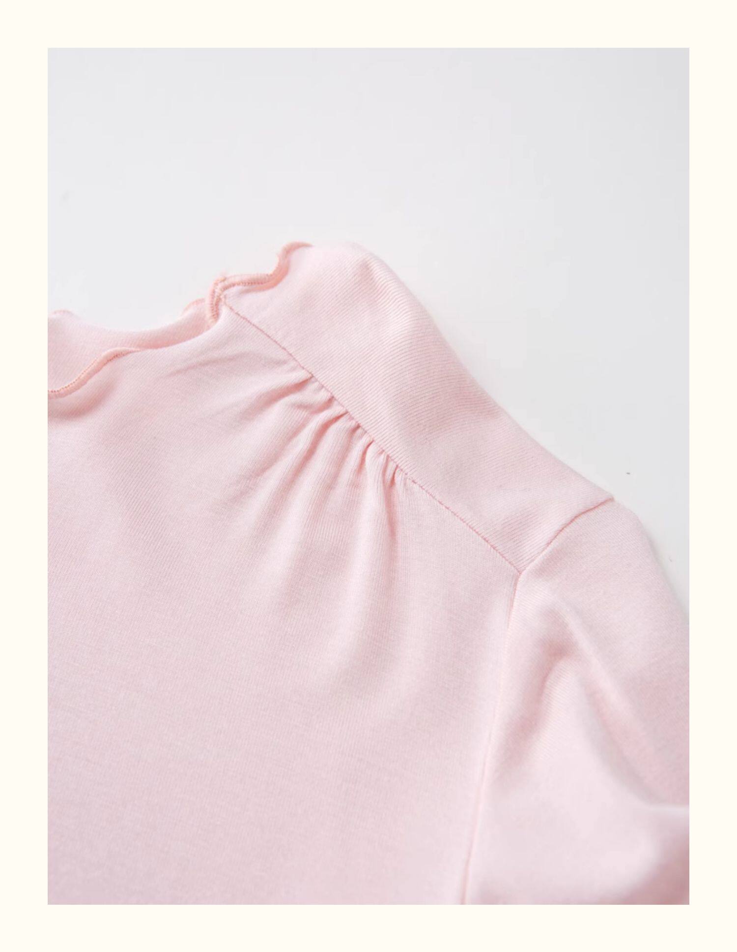 软糯透气儿童莫代尔睡衣女童家居服女孩空调服花边睡衣宝宝冰丝薄 — 5
