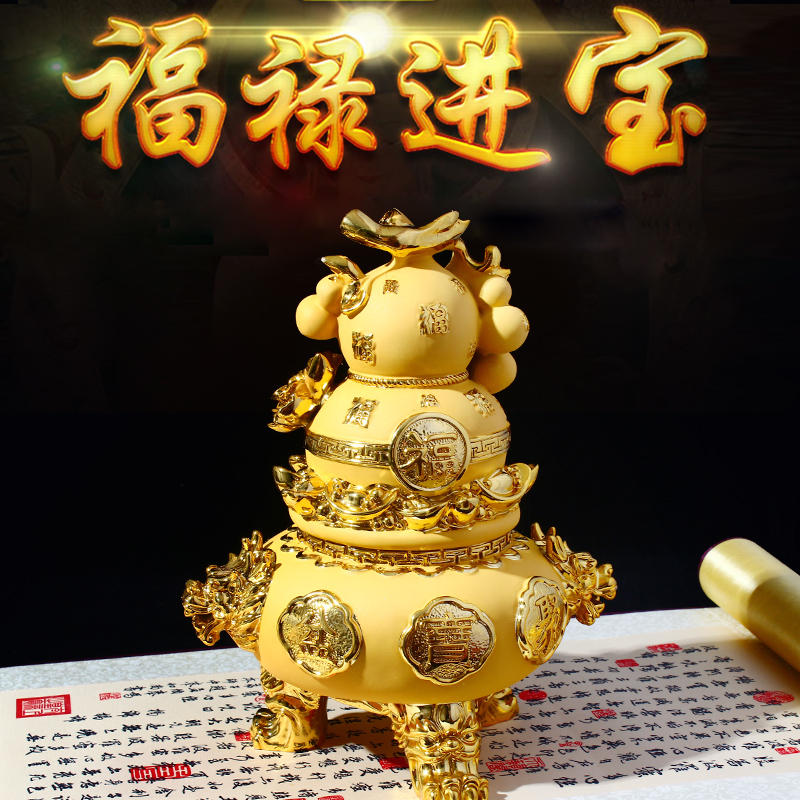 Yi Ming Kaifu Lujin Bao Jin Baofu Guiyi Tongcai Drum Glazed Swing Piece 2022 Mascot