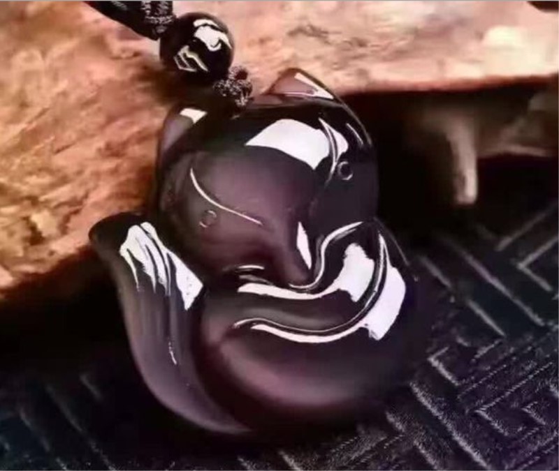 Black Yaoshi Small Fox Recipes Gikaku Narrative White Love Affair with Pendant Fox 100 Generation of Fox Rim Pendant Pendant