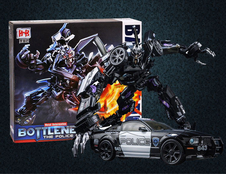 Đen Mamba LS02 Roadblock Cảnh sát xe Thẩm phán Làm biến dạng Đồ chơi King Kong 5 Hợp kim Phim Robot Xe mô hình - Gundam / Mech Model / Robot / Transformers mô hình gundam mini