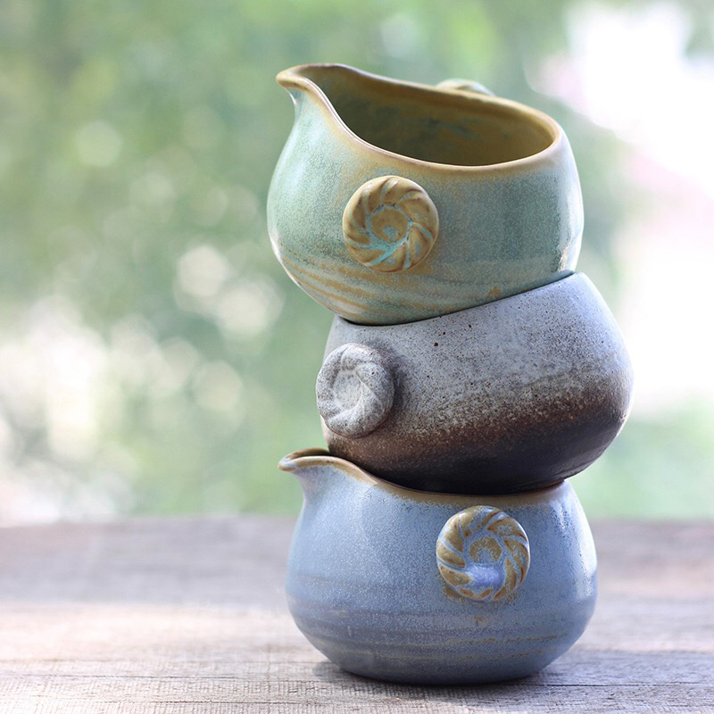 Coarse pottery kung fu tea tea accessories fair keller of tea sea antique male cup and a cup of tea ware fambe reduction points to the spring