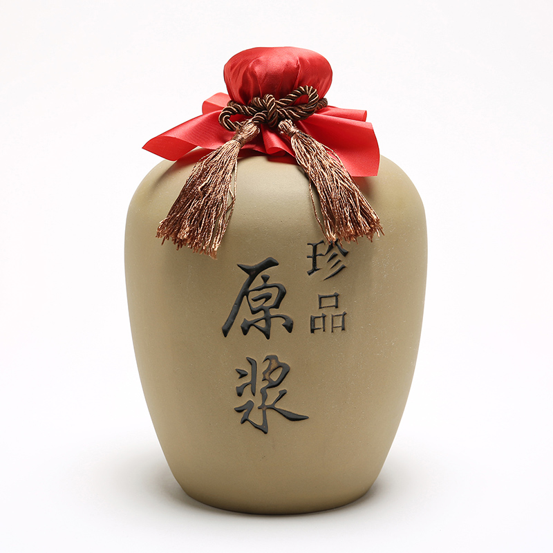 The Ancient garden of yixing clay some ceramic porcelain bottle 1 catty sealing small mercifully bottle aged wine jars ceramics with ceramic cover