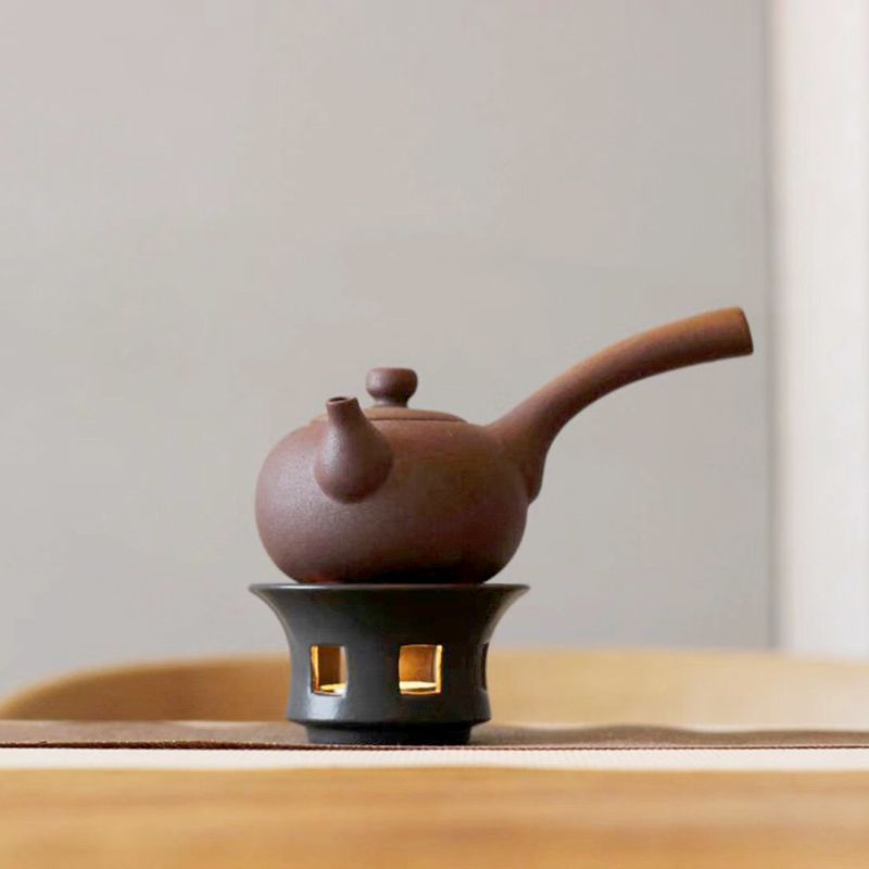 Coarse pottery purple sand tea temperature wine pot of boiled tea stove high - temperature ceramic based to heat insulation base a Japanese home