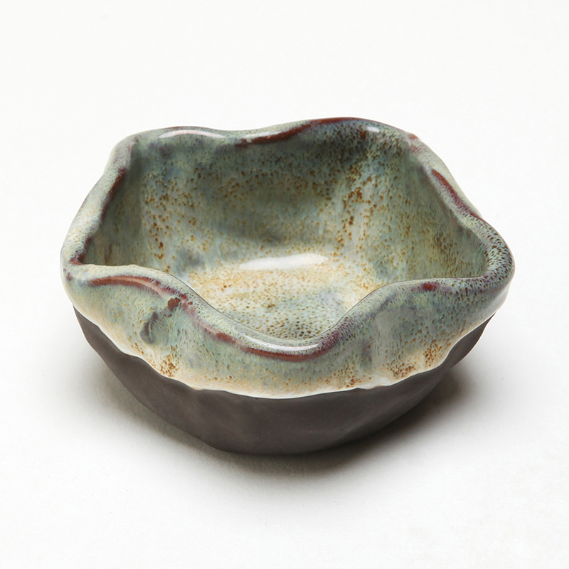 Coarse TaoXiaoHua bottle hydroponic ashtray up ceramic fleshy mini vase can do adornment knead floret