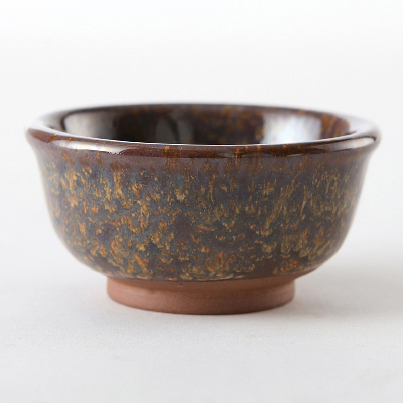 Ancient garden ceramic coarse pottery sniff kung fu tea cup masters cup sample tea cup bowl violet sand earthenware coarse TaoRun lips