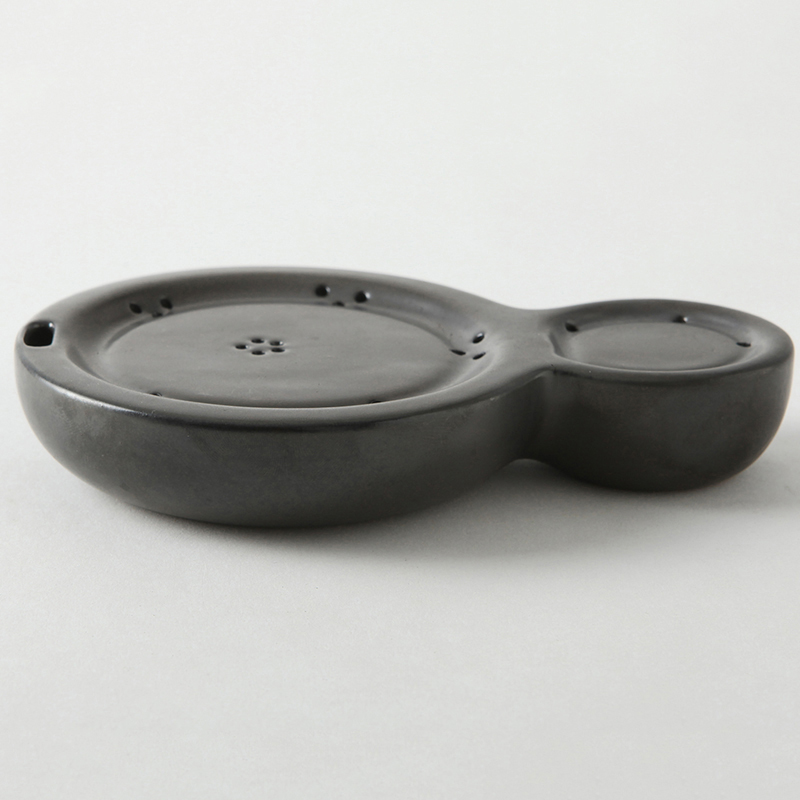 Ancient garden violet arenaceous coarse clay POTS bearing pot pad water water archaize ceramic tea tray was dry mercifully glaze tea tea sets tea tray