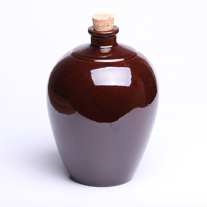 The ancient garden of yixing ceramic wine bottle liquor empty bottle three catties wine jar classical hip bag in The mail