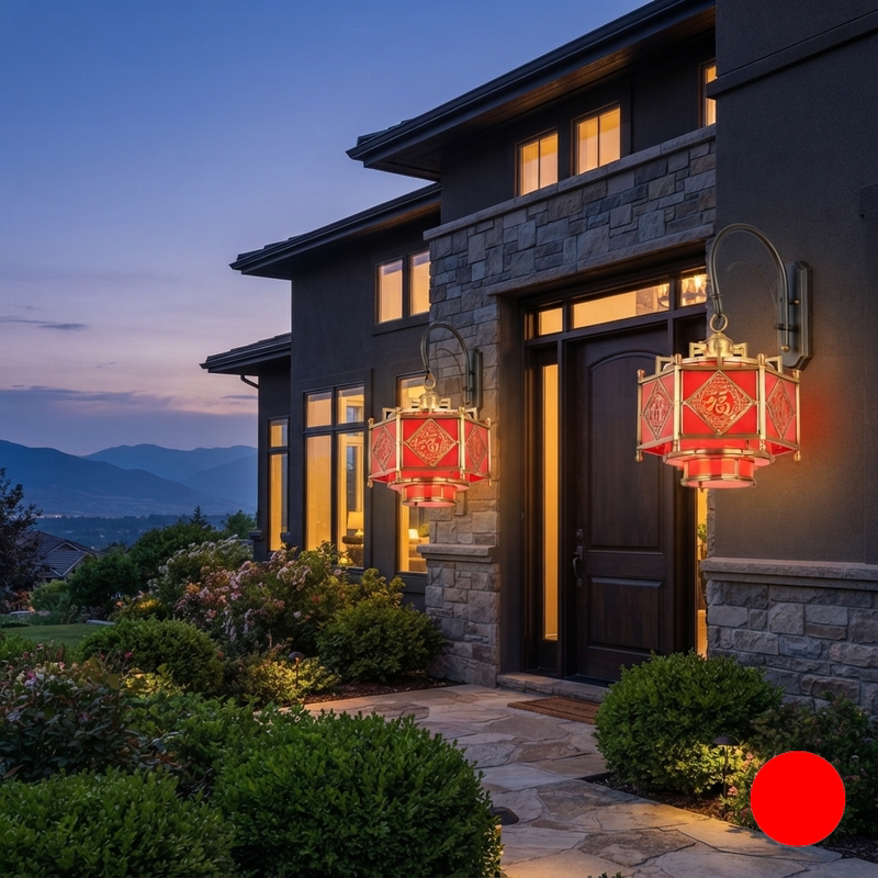 All-Copper Lanterns, Chinese-Style Red Lanterns, Led New Year Wedding Housewarming Celebration Balcony Entrance Pendant Lights Decorations All-Copper Lanterns, Chinese-Style Red Lanterns, Led New Year Wedding Housewarming Celebration Balcony Entrance Pendant Lights Decorations