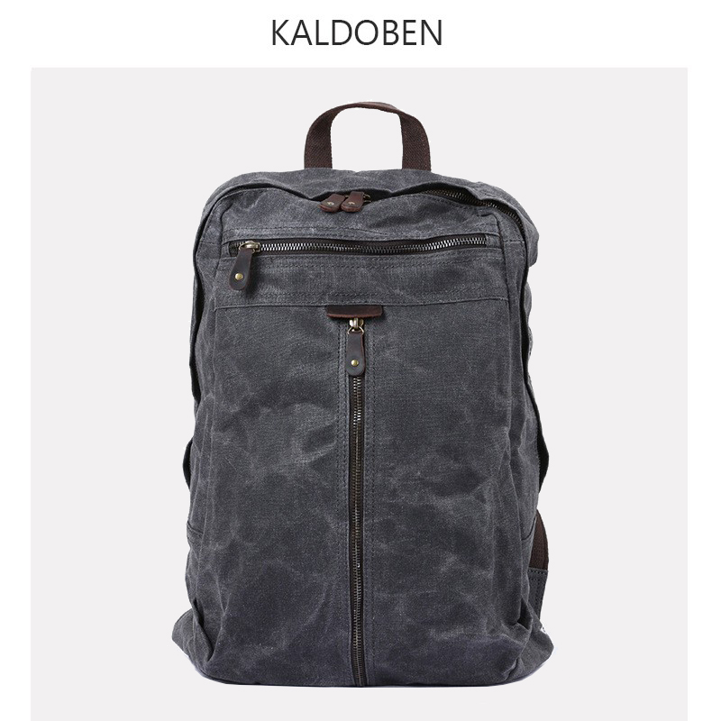 British retro style backpack men's trend travel bag business casual sports canvas backpack women's computer bag school bag