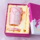 Cốc nước sáng tạo ins Bắc Âu dễ thương nữ cá tính xu hướng cốc gốm với nắp muỗng cà phê chòm sao cốc - Tách bình inox giữ nhiệt