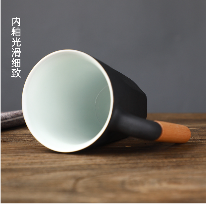 Japanese style restoring ancient ways of coarse creative ceramic keller with cover run water separation water office household ceramic cup