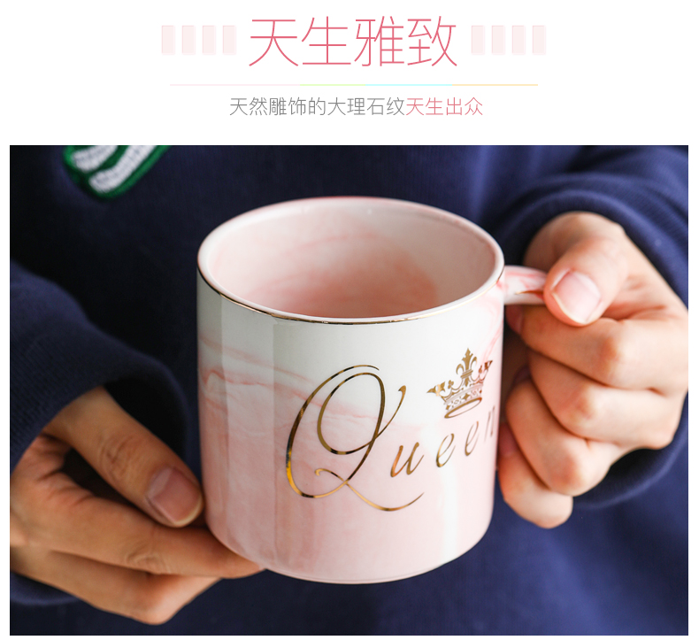 Lovely ceramic keller cup move students creative trend men 's and women' s cup coffee cup couples home tea cups