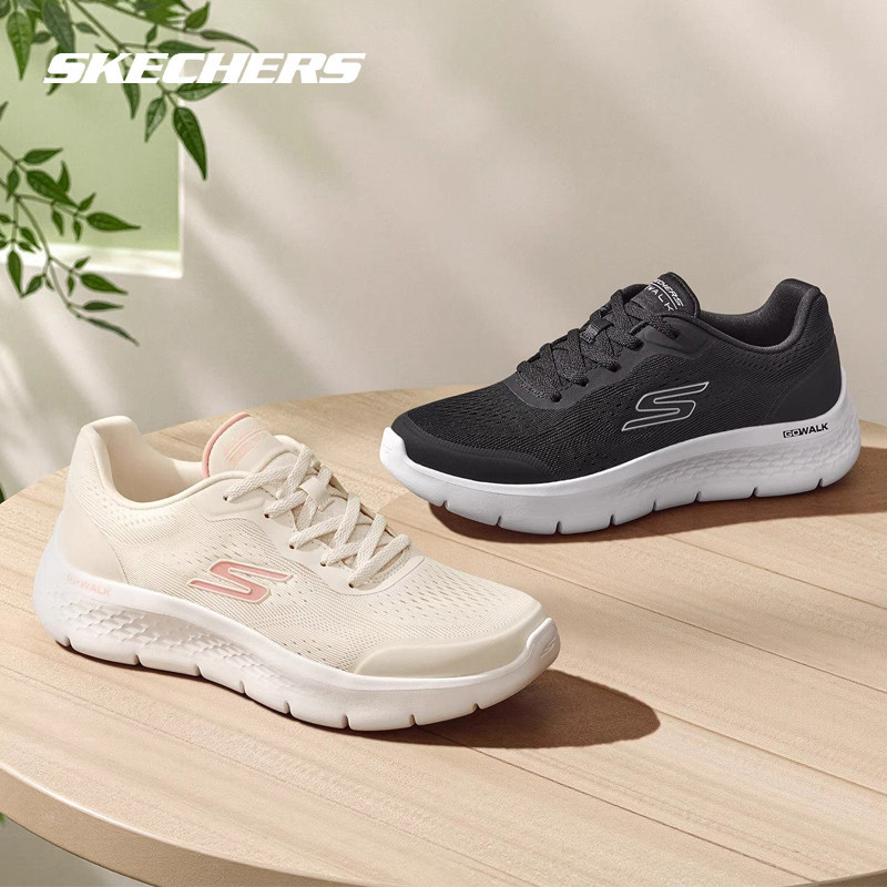 Skechers 2026 Spring and Summer New Women's Walking Shoes, Casual Shoes, Lightweight Breathable Fitness Shoes, Shock-Absorbing Sports Shoes