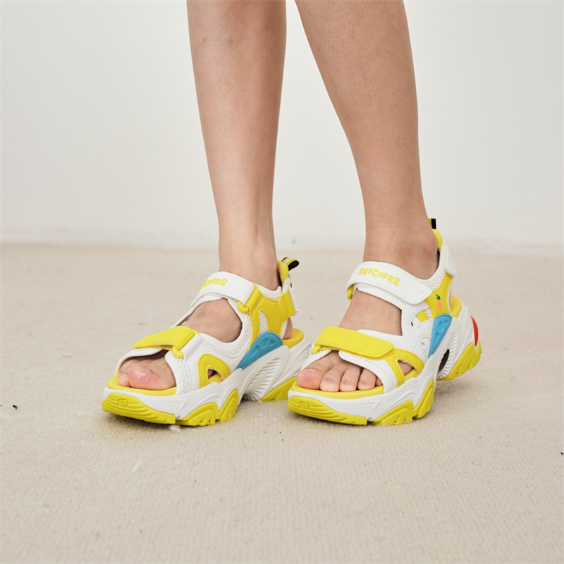 Skechers Spongebob Squarepants Collaboration Series Patrick Star Summer Casual Sneakers Mecha Sandals