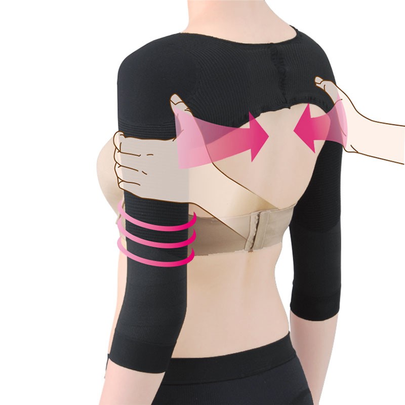 Thin arm cover Thin arm butterfly arm bundle arm cover Long sleeve arm cover Throw butterfly sleeve Shoulder support Slimming body cover