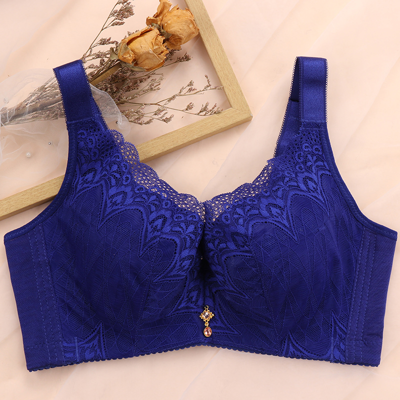 Plus Size Bra for Fat Women, Push-Up 100kg Ultra-Thin, No Padding, Large Cup, Makes Big Breasts Look Smaller, Gathers Side Breasts, Prevents Sagging, Full Cup D