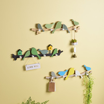 Punch-free creative decoration bird adhesive hook door entrance wall adhesive hook fitting room wall rack coat hook